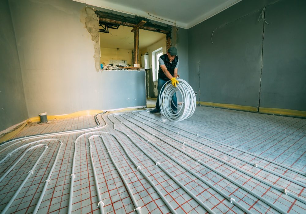 Pipefitter installing system of heating